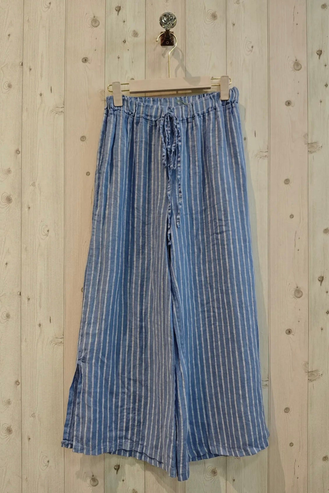 Linen Striped Trouser