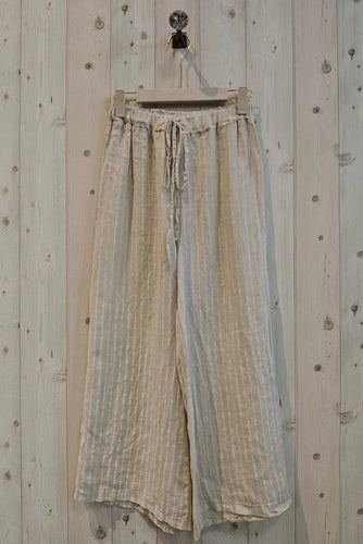 Linen Striped Trouser