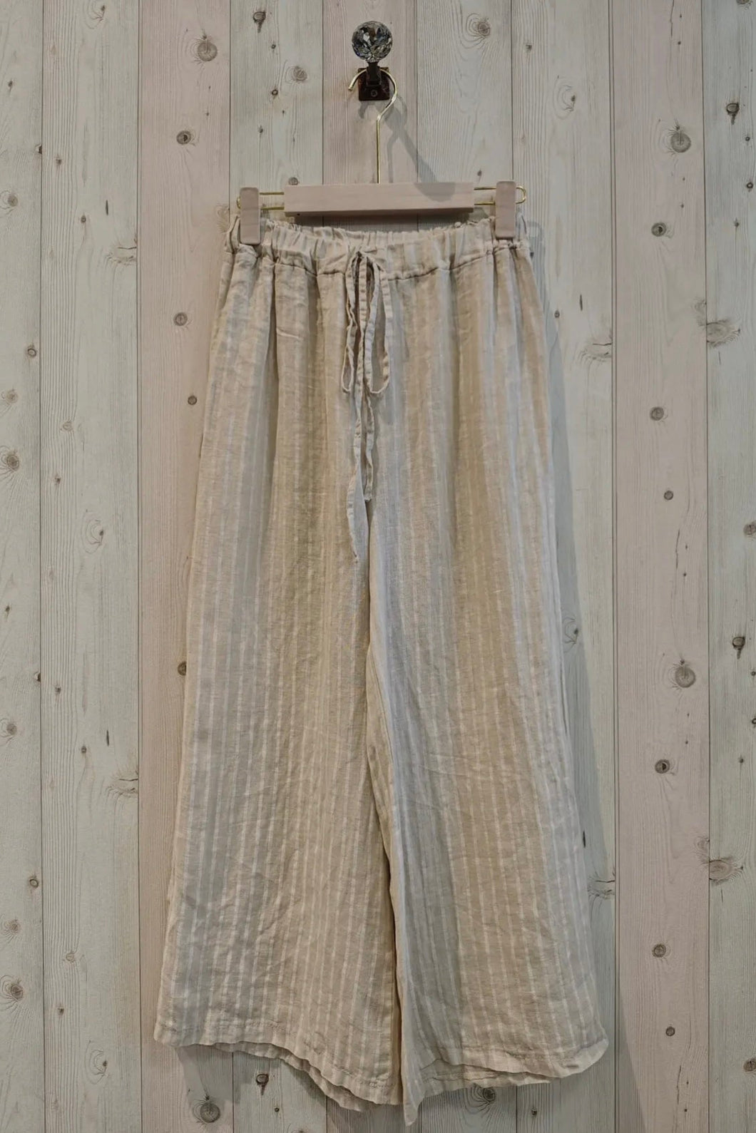 Linen Striped Trouser