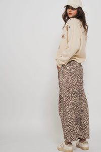Leopard Barrel Jeans