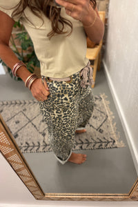 Leopard Loose Fitting Jean