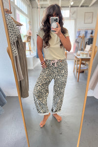 Leopard Loose Fitting Jean