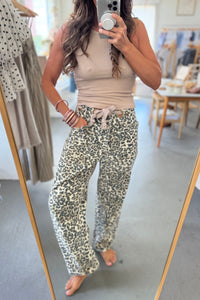 Leopard Loose Fitting Jean