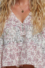 Load image into Gallery viewer, Floral blouse with a necklace worn by a person