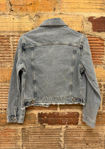 Distressed Denim Jacket