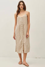 Load image into Gallery viewer, Linen Blend Beach Dress