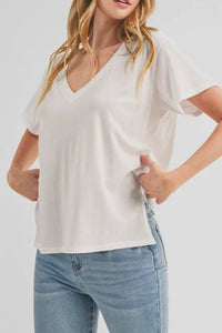 Deep V-Neck Tee