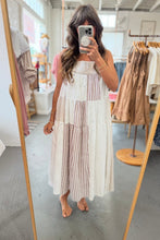 Load image into Gallery viewer, Patchwork Midi Dress