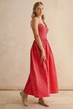 Load image into Gallery viewer, Gingham Maxi Dress