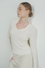 Load image into Gallery viewer, Ruffled Neck Lace Top