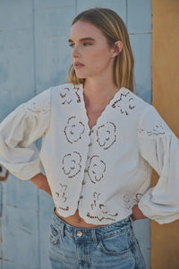 Lace Inset Blouse