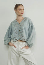 Load image into Gallery viewer, Lace Inset Blouse