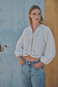 Lace Inset Blouse