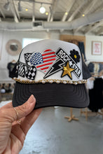 Load image into Gallery viewer, Mommy + Me Rockstar Trucker Hat Set