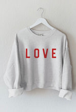 Load image into Gallery viewer, LOVE Mom Crop Sweatshirt