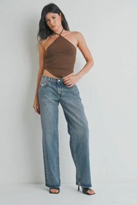 Mid-Rise Slouchy Jean