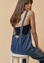 Load image into Gallery viewer, ScoopBack Denim Jumpsuit