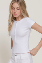 Load image into Gallery viewer, Woman wearing a white top and pants against a plain background