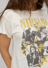 Load image into Gallery viewer, Nirvana Collage Reverse Girlfriend Tee